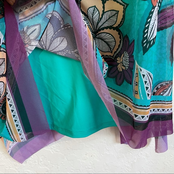 Coco Reef Safari Tropical Underwire Tankini Top - Picture 6 of 15